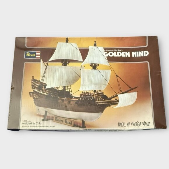 Revell Sir Francis Drake Golden Hind Model Ship 1/200 NEW Made In USA 1978 - Picture 1 of 10